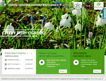 Tablet Screenshot of ogrodprzelewice.pl